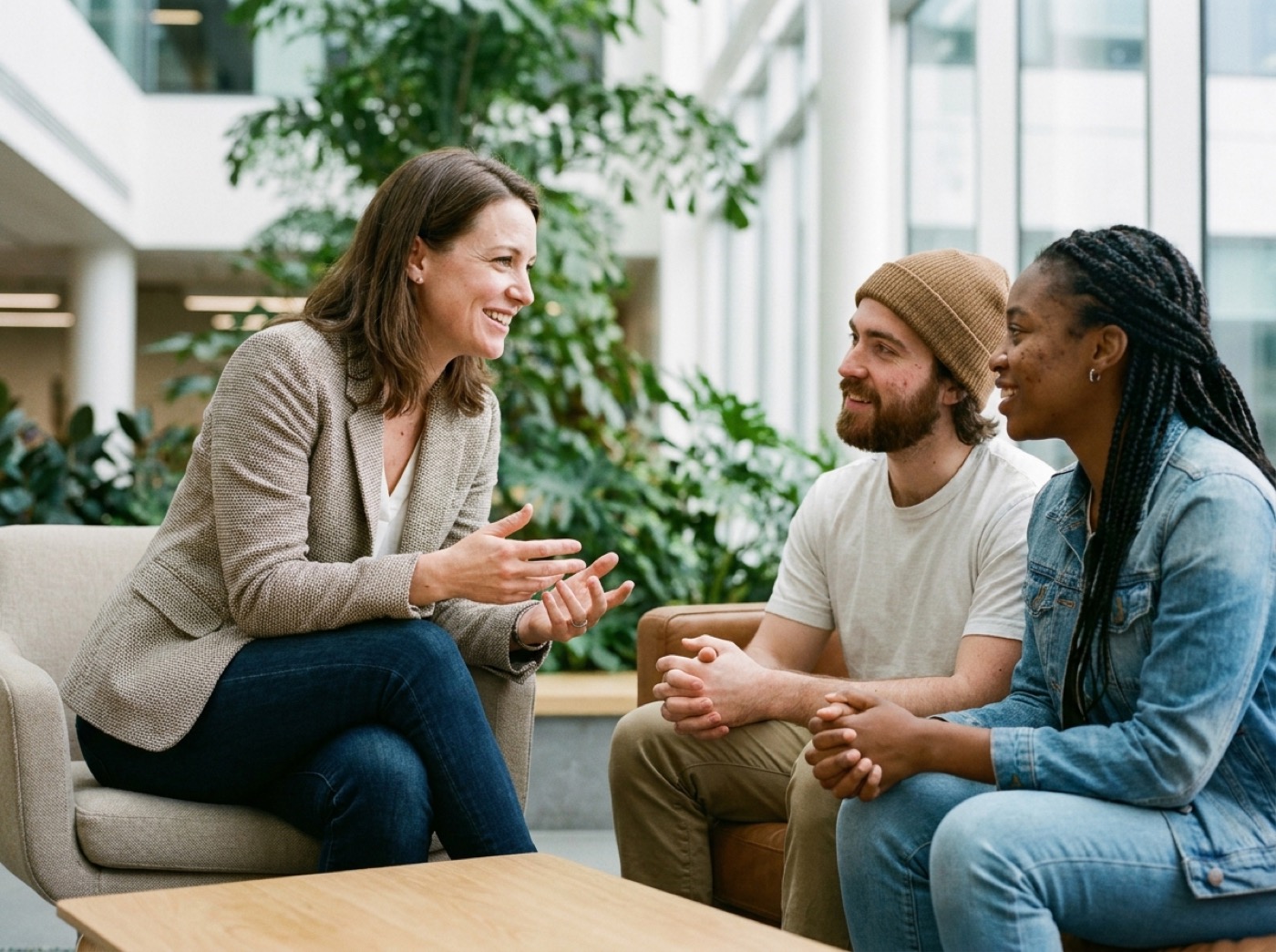 A sponsor meeting with nontraditional medical students